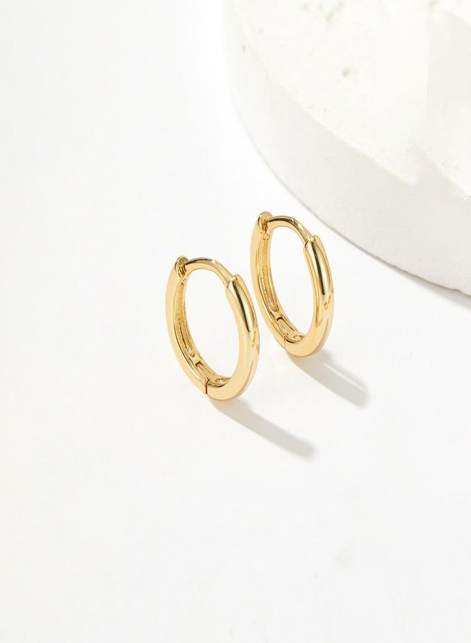 BLBLJERY Gold Earrings for Women Trendy 14k Gold Plated Small Hoop Earring Set Huggie, Cartilage, Drop Dangle & Stud Earrings Set Gold Jewelry Gift for Women - Image 5